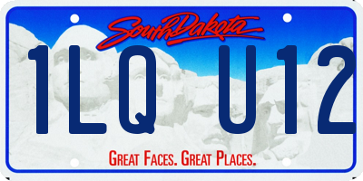 SD license plate 1LQU12