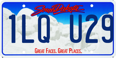 SD license plate 1LQU29
