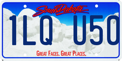 SD license plate 1LQU50
