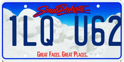 SD license plate 1LQU62