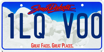 SD license plate 1LQV00