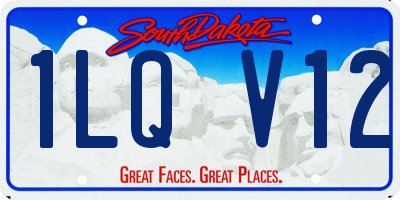 SD license plate 1LQV12