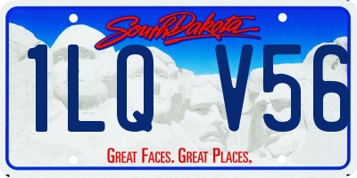 SD license plate 1LQV56