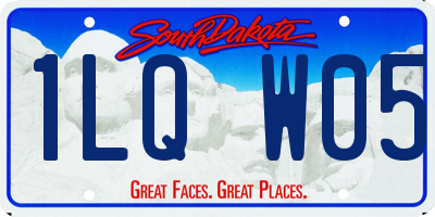 SD license plate 1LQW05