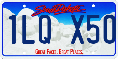 SD license plate 1LQX50