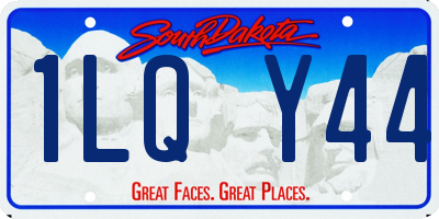 SD license plate 1LQY44