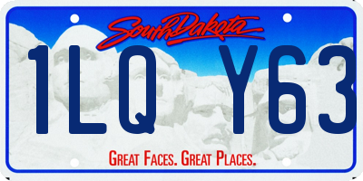 SD license plate 1LQY63