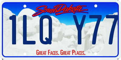 SD license plate 1LQY77