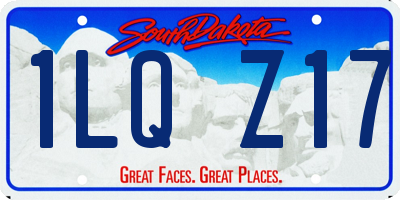 SD license plate 1LQZ17