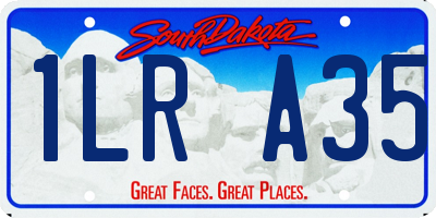 SD license plate 1LRA35