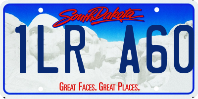SD license plate 1LRA60