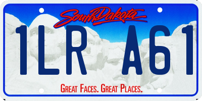 SD license plate 1LRA61