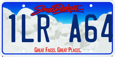 SD license plate 1LRA64