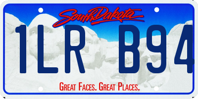 SD license plate 1LRB94