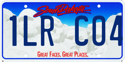 SD license plate 1LRC04