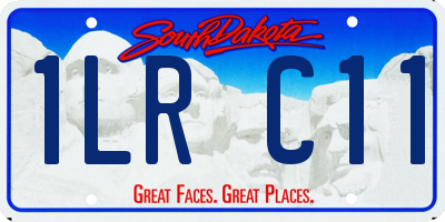 SD license plate 1LRC11