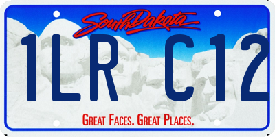 SD license plate 1LRC12
