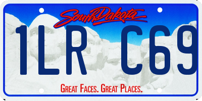 SD license plate 1LRC69