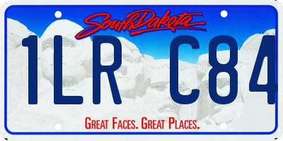 SD license plate 1LRC84