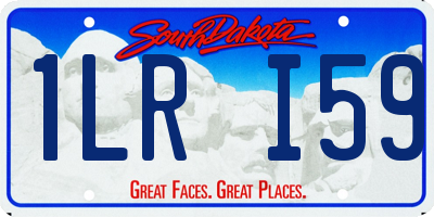 SD license plate 1LRI59