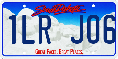 SD license plate 1LRJ06