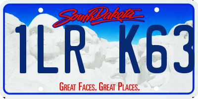 SD license plate 1LRK63