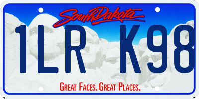 SD license plate 1LRK98
