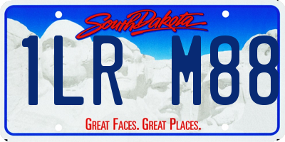 SD license plate 1LRM88