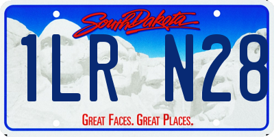 SD license plate 1LRN28