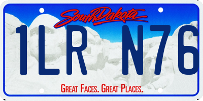 SD license plate 1LRN76