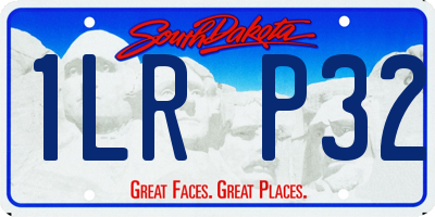 SD license plate 1LRP32