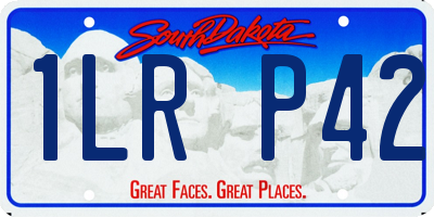 SD license plate 1LRP42