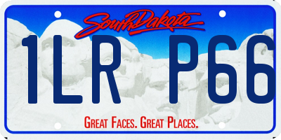SD license plate 1LRP66