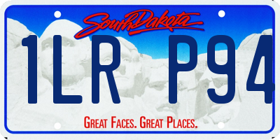 SD license plate 1LRP94