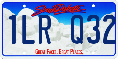 SD license plate 1LRQ32