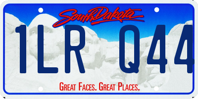 SD license plate 1LRQ44