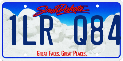SD license plate 1LRQ84