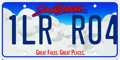 SD license plate 1LRR04