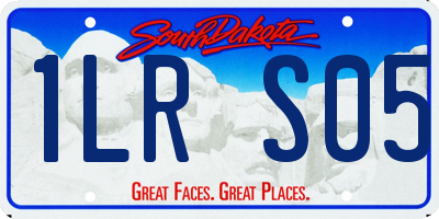 SD license plate 1LRS05