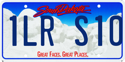 SD license plate 1LRS10