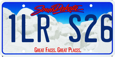 SD license plate 1LRS26