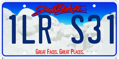 SD license plate 1LRS31