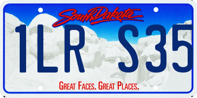 SD license plate 1LRS35