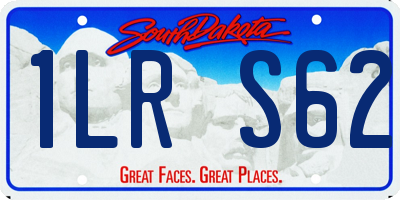 SD license plate 1LRS62