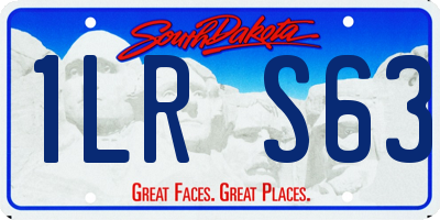 SD license plate 1LRS63