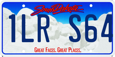 SD license plate 1LRS64