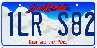 SD license plate 1LRS82
