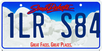 SD license plate 1LRS84