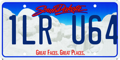 SD license plate 1LRU64