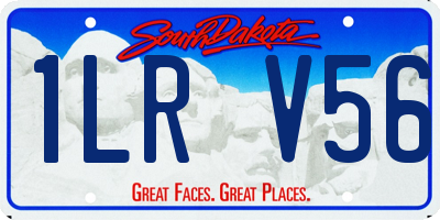 SD license plate 1LRV56